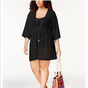 Black beach coverup
